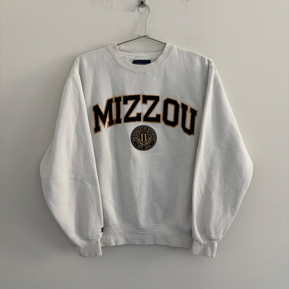 Jansport Mizzou University of Missouri Sweatshirt White Small